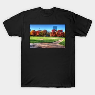 Boston MA Boston Common Baseball Field Baseball season is over T-Shirt